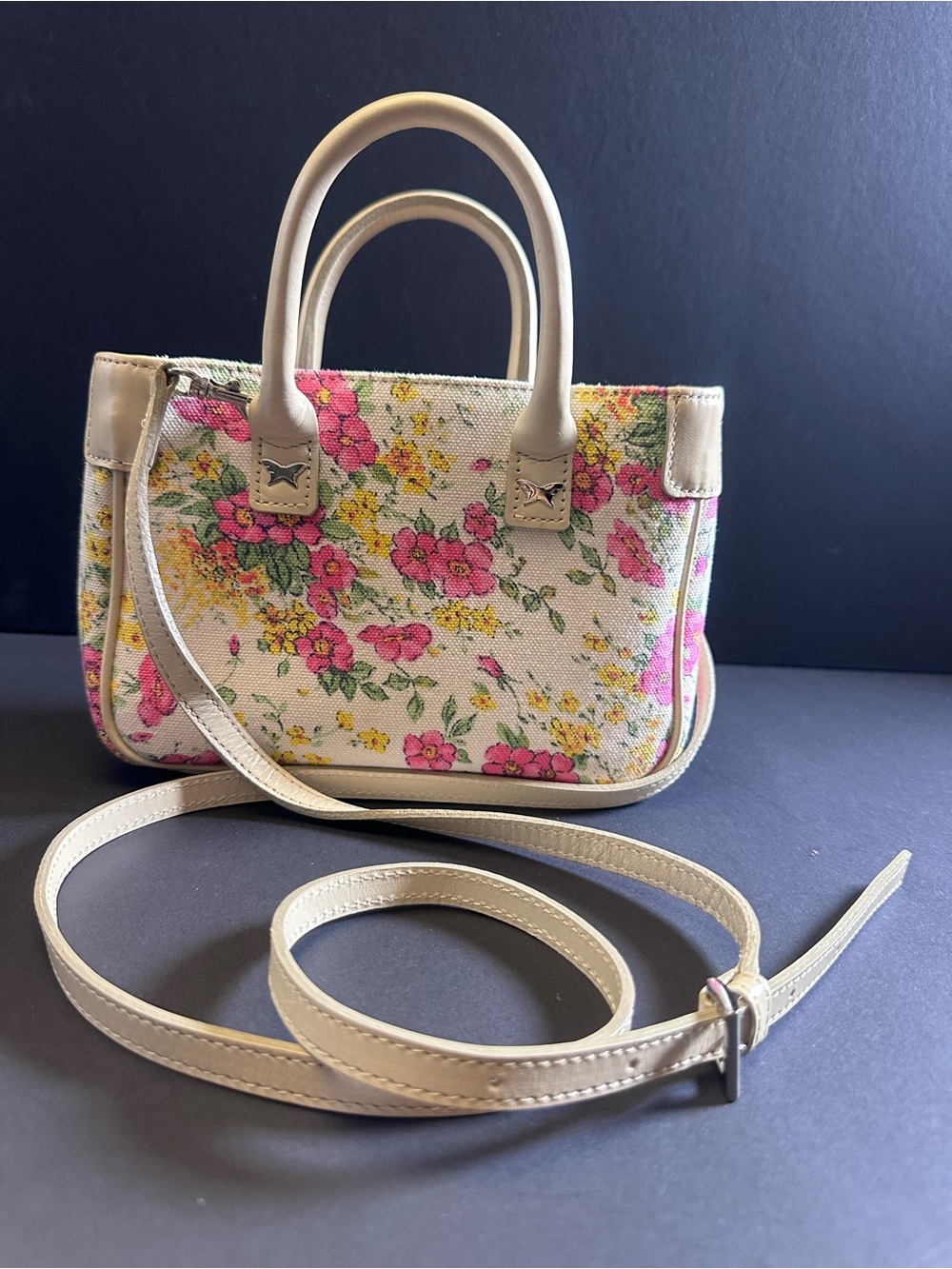 🌸 Samantha Thavasa x Victoria Beckham Floral Mini Satchel — Whimsical Y2K Charm